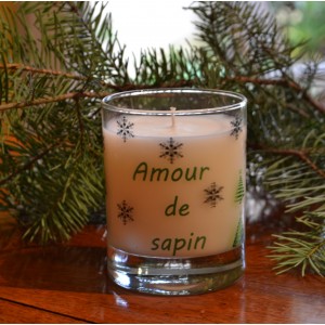 Bougie parfumée Amour de sapin